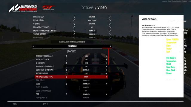 Assetto Corsa Competizione | Legion 5 Ryzen 7 5800H RTX 3050 Ti (95 W) смотреть онлайн