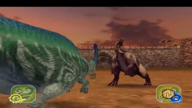 Dinosaur King Arcade Game 古代王者恐竜キング Corythosaurus and Baryonyx VS Alpha Fortress Full Story Hard смотреть онлайн