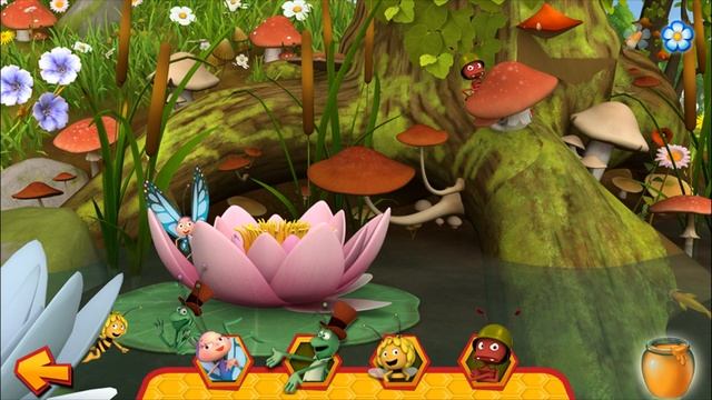 Пчелка Майя Цветочная Вечеринка.Играй и Учись вместе с Друзьями Майи.Игра как Мультик для детей смотреть онлайн