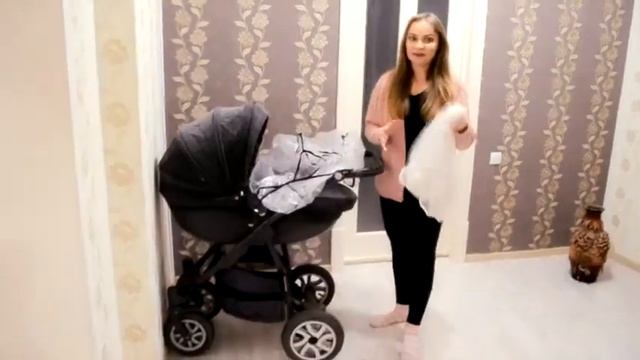 ОБЗОР коляски LONEX sweet baby pastel 2в1 КАК ВЫБРАТЬ КОЛЯСКУ??? смотреть онлайн