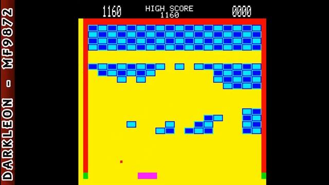Oric 1/Atmos - Super Advanced Breakout © 1983 Tansoft - Gameplay