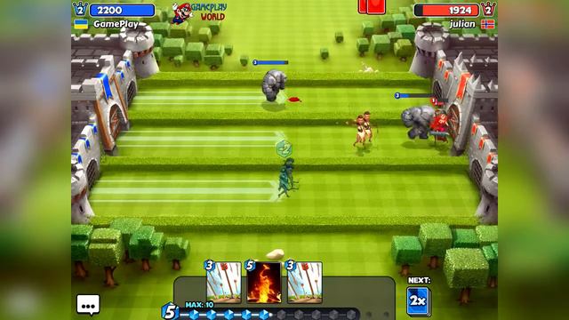 Castle Crush - Card Game - Royal Castle Demon, Golem, Inferno смотреть онлайн