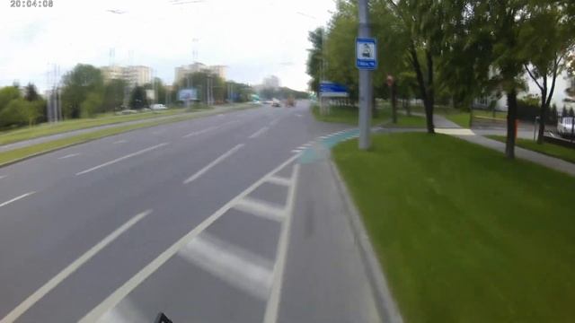 г.Брест, ул. Янки Купалы, велодорожка смотреть онлайн