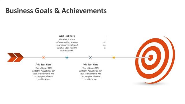 Business Goals and Achievements PowerPoint Template | Goals Slides | Kridha Graphics смотреть онлайн