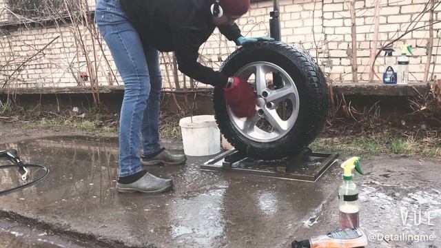 Подготовка зимней резины к хранению/Preparation of winter tires for storage. смотреть онлайн