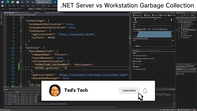 .NET's hidden Garbage Collector - from 1.9GB to 85MB of memory? смотреть онлайн