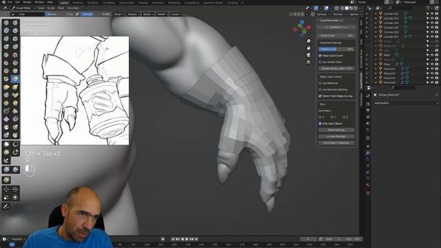 09. Left glove - Create a commercial game 3D character смотреть онлайн
