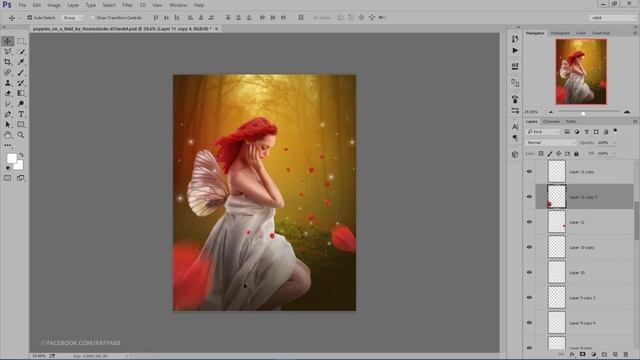 Photoshop Tutorial : Making Fantasy Girl Manipulation Scene Effect PART 2 смотреть онлайн