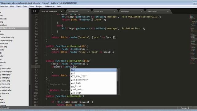 How to Update a Record from Database using PHP Yii2 Framework Part-6 смотреть онлайн