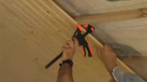 Монтаж кривой вагонки.  Подробно.