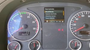 Как посмотреть, какой именно сервис и когда нужен MAN TGX. А также, как посмотреть уровень масла.