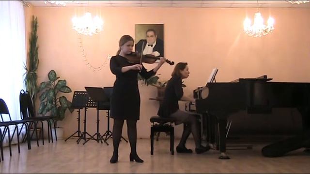 Выступление Марии Улизько, скрипка