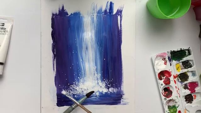 Гуашь❋Водопад смотреть онлайн