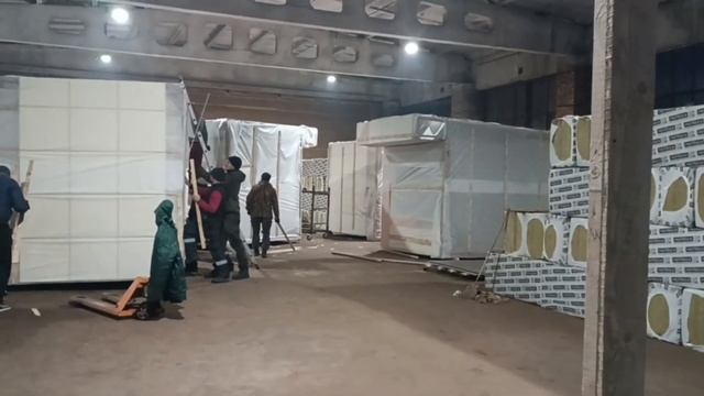 Торговый ряд 3.7х12.5 метров, пятимодульный - киоски и павильоны - для доставки в Обнинск - АМ-Лини смотреть онлайн
