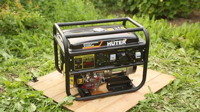 Обзор бензогенератора (электростанции) Huter смотреть онлайн