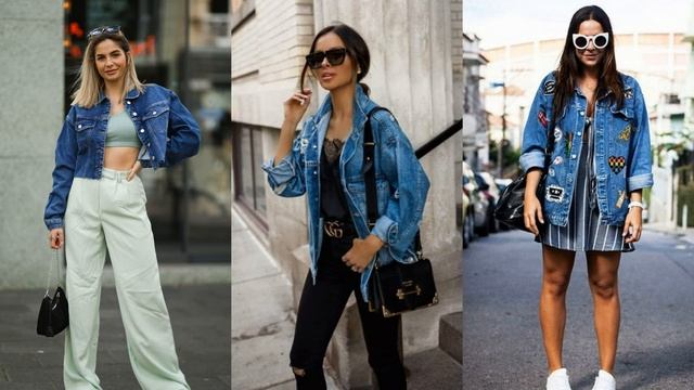 ТРЕНДОВЫЕ МОДЕЛИ ДЖИНСОВЫХ КУРТОК 2021-2022/СТИЛЬНЫЕ ОБРАЗЫ смотреть онлайн