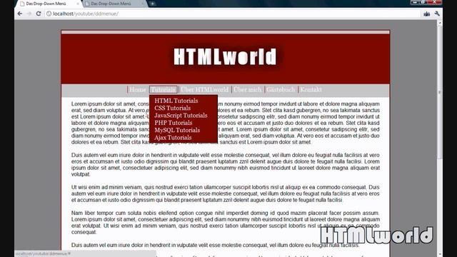 JavaScript Tutorial: Dropdown-Menü erstellen mit JavaScript | deutsch смотреть онлайн