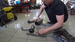 САМОДЕЛЬНЫЙ ГЛУШИТЕЛЬ ДЛЯ МОТО.