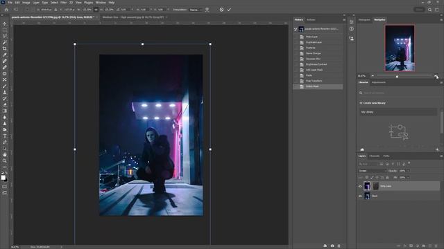 Dirty Lens Effect - Photoshop Tutorial смотреть онлайн