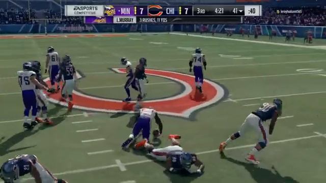 Madden 18 Online Ranked - Bears vs Vikings (REMATCH) 397th Ranked Player смотреть онлайн
