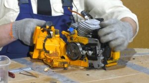 Разборка бензопилы Champion 137