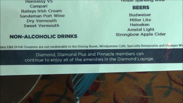 Serenade of the Seas Diamond Lounge Cocktail Hour First Night смотреть онлайн