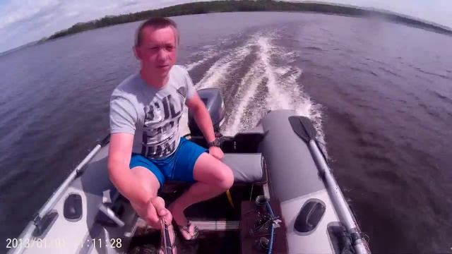 Касатка 365 Yamaha 15 на Стерже смотреть онлайн