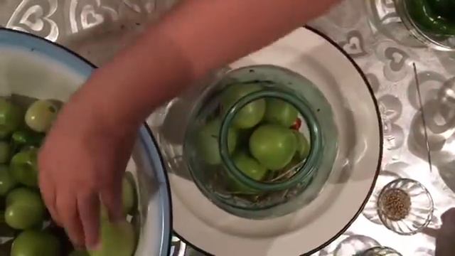 Göy Pomidor Turşusu.