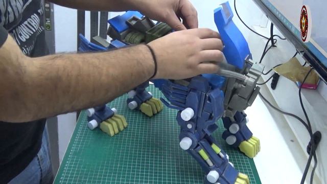 PAPERCRAFT Zoid Shield Liger / Armado смотреть онлайн