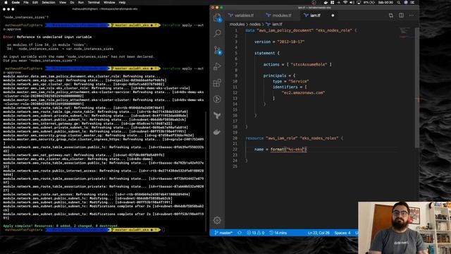 [ Terraformando o EKS #02 ] : Criando os Node Groups do Cluster смотреть онлайн