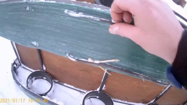 Самодельные нарты для снегохода Буран.