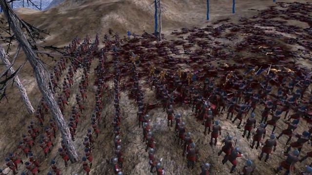 1000 ЗОЛОТЫХ РЫЦАРЕЙ ПРОТИВ 10.000 ЛУЧНИКОВ - Ultimate Epic Battle Simulator смотреть онлайн