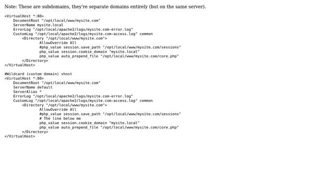 DevOps & SysAdmins: Best way to handle PHP sessions across Apache vhost wildcard domains смотреть онлайн