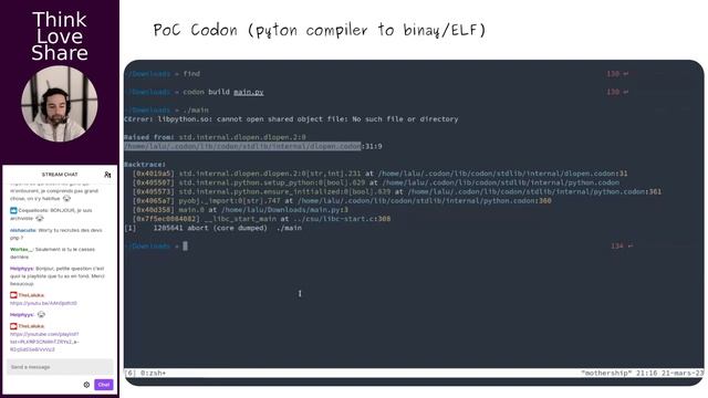 EP 014 | PoC Codon (python compiler to binay/ELF) смотреть онлайн