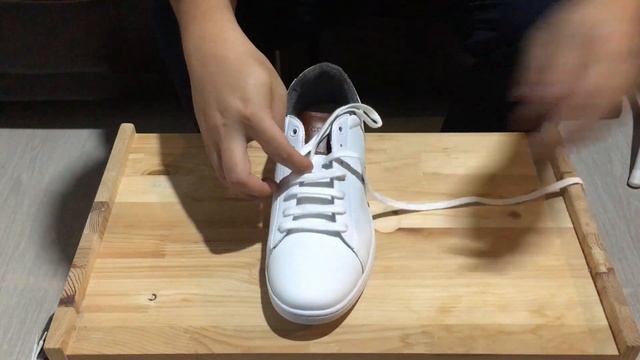 Turn Lacoste Sneaker To Bar Lace - That's Cool & Very Easy