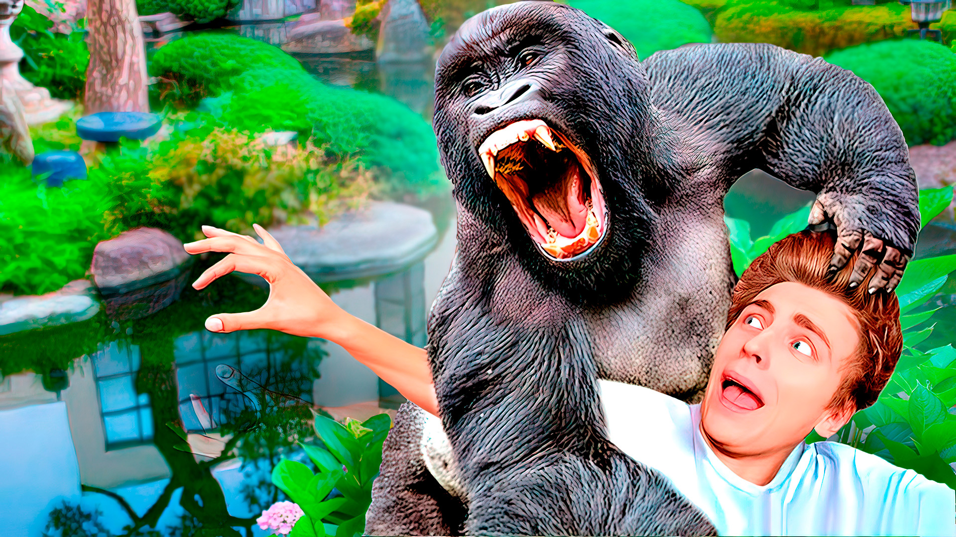 ГОРИЛЛА напала на ВЛАДА А4 Челлендж !