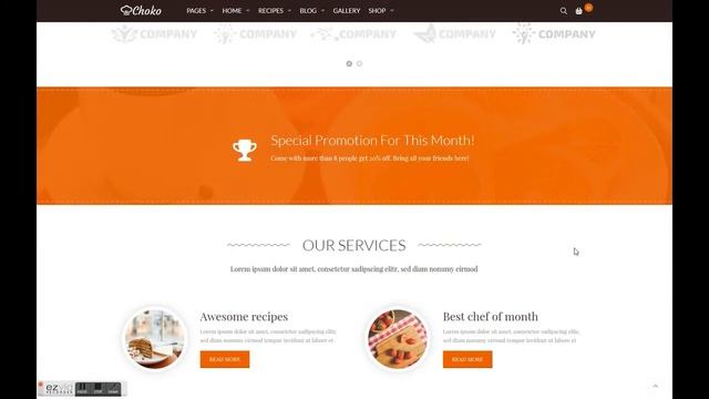 ChokoFood - Food & Restaurant Wordpress Theme смотреть онлайн