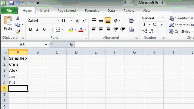 Microsoft Excel 2010 Tutorial - Part 05 of 12 - Entering Data смотреть онлайн