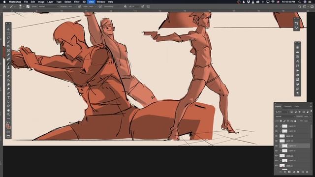 ACTION POSES (Drawing with Gesture and Form) #arttutorial смотреть онлайн