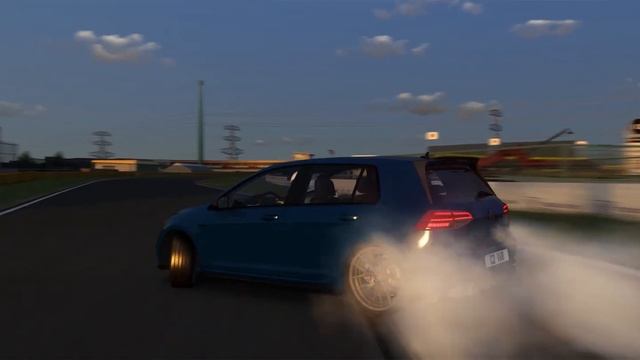 Drifting with Volkswagen Golf R 2018 + LINK FOR THE CAR / Assetto Corsa смотреть онлайн