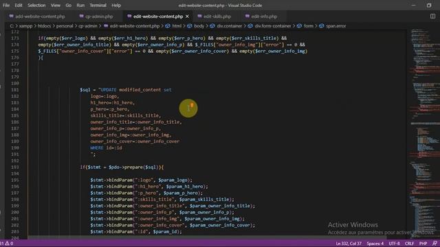 #52 كيفية تحديث الصور وحذف الصور القديمة php برمجة موقع شخصي متكامل بلغة смотреть онлайн
