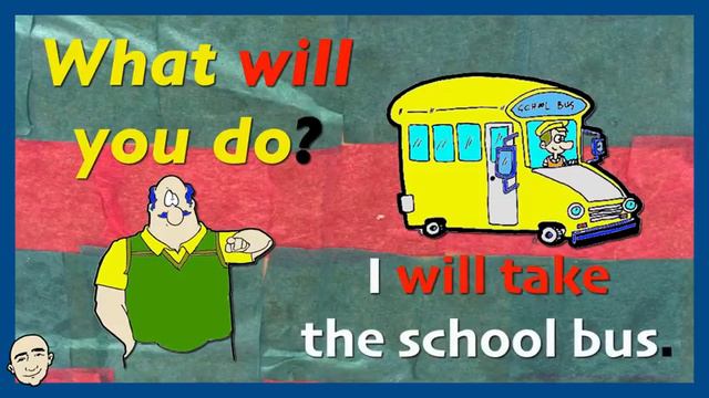What Will You Do? - 'Will' Future Simple Pattern | Actions At School - English For Communication смотреть онлайн