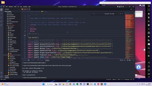 REACT NATIVE CAMERA: Corrigindo erro "deprecated-react-native-prop-types" смотреть онлайн