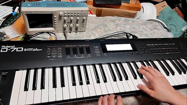 Roland D-70 Demo Play. After Overhaul.