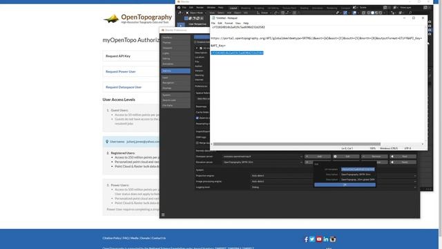 BlenderGIS & OpenTypography: HOW TO ADD API KEY - SOLUTION IN HD смотреть онлайн