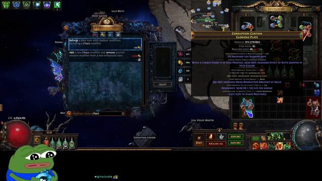 Crafting a GIGA Righteous Fire Chest for RF Jugg - 75 Divines [Path of Exile 3.20 Sanctum] смотреть онлайн