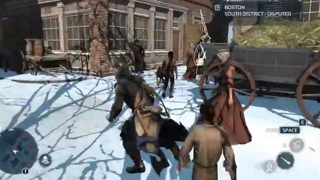 ASSASIN'S CREED 3 NEW RAMPAGE VIDEO( CONOR KICKASS MOD) смотреть онлайн