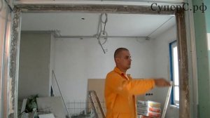 Выравнивание портала / Как выровнять дверной проём своими руками