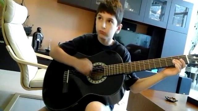 Jow Nathan Matar playing C1 Gr 2 ABRSM Classical guitar смотреть онлайн