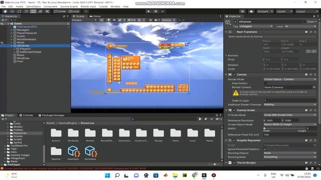How to make a crafting game in unity | Complete Game | Part 1 смотреть онлайн